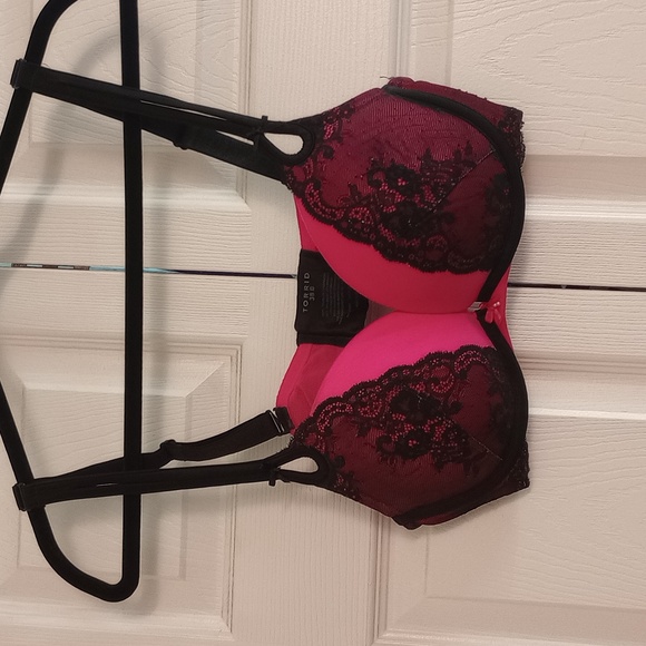 torrid Other - TORRID push-up bra pink black lace 38B